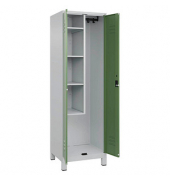 CP Putzmittelschrank Classic Plus 080110-00-S10021 lichtgrau, resedagrün 60,0 x 50,0 x 195,0 cm, aufgebaut