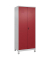 CP Putzmittelschrank Classic Plus 080110-02-S10001 lichtgrau, rubinrot 80,0 x 50,0 x 195,0 cm, aufgebaut