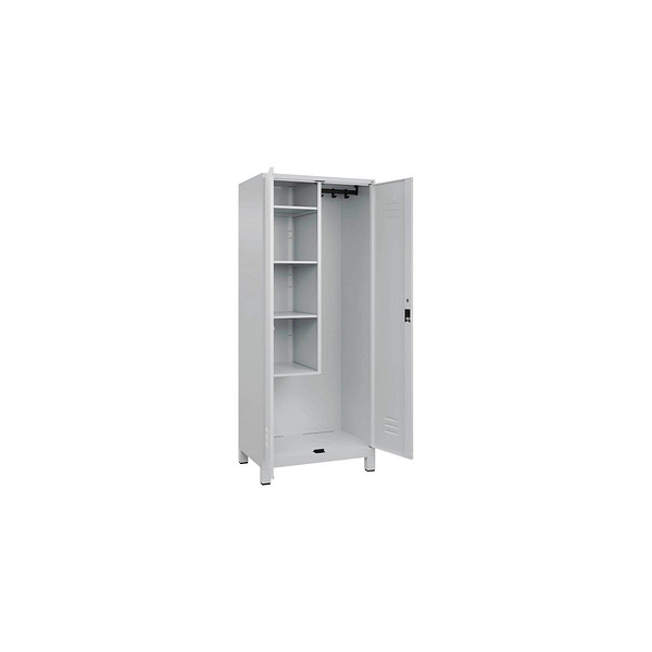 4066681625976 - Putzmittelschrank Classic Plus 080110-02-S10029 lichtgrau 800 x 500 x 1950 cm aufgebaut 4066681625976 C+P-Möbel 4066681625976 - Putzmittelschrank Classic Plus 080110-02-S10029 lichtgrau 800 x 500 x 1950 cm aufgebaut 4066681625976 C+P-Möbel
