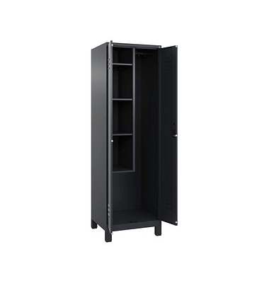 CP Putzmittelschrank Classic Plus 080110-00-S10033 anthrazitgrau 60,0 x 50,0 x 195,0 cm, aufgebaut