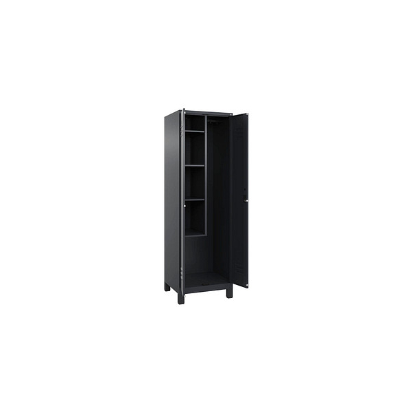 4066681660441 - Putzmittelschrank Classic Plus 080110-00-S10033 anthrazitgrau 600 x 500 x 1950 cm aufgebaut 4066681660441 C+P-Möbel 4066681660441 - Putzmittelschrank Classic Plus 080110-00-S10033 anthrazitgrau 600 x 500 x 1950 cm aufgebaut 4066681660441 C+P-Möbel