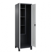 CP Putzmittelschrank Classic Plus 080110-00-S10034 anthrazitgrau, lichtgrau 60,0 x 50,0 x 195,0 cm, aufgebaut