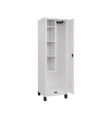 CP Putzmittelschrank Classic Plus 080110-00-S10035 verkehrsweiß 60,0 x 50,0 x 195,0 cm, aufgebaut
