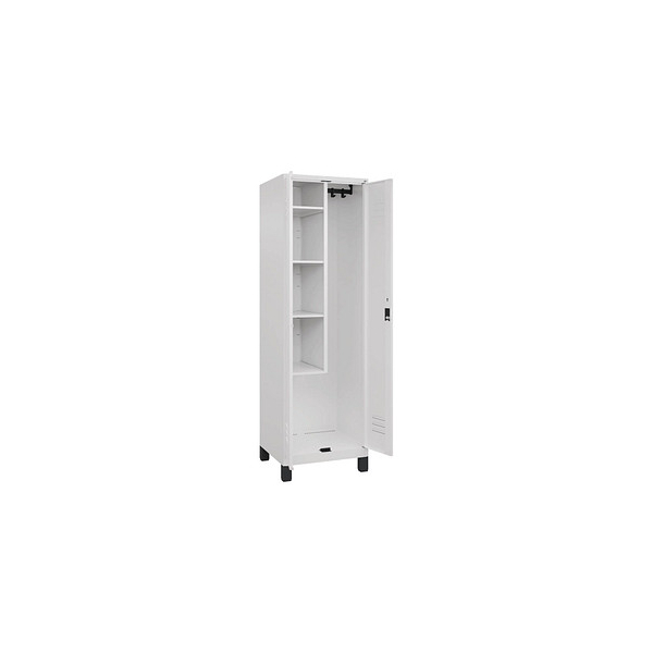 4066681660465 - Putzmittelschrank Classic Plus 080110-00-S10035 verkehrsweiß 600 x 500 x 1950 cm aufgebaut 4066681660465 C+P-Möbel 4066681660465 - Putzmittelschrank Classic Plus 080110-00-S10035 verkehrsweiß 600 x 500 x 1950 cm aufgebaut 4066681660465 C+P-Möbel