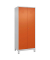 CP Putzmittelschrank Classic Plus 080110-02-S10037 lichtgrau, reinorange 80,0 x 50,0 x 195,0 cm, aufgebaut