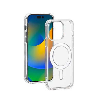 bigben Hybrid Case mit MagSafe Handy-Cover für Apple iPhone 15 Pro transparent