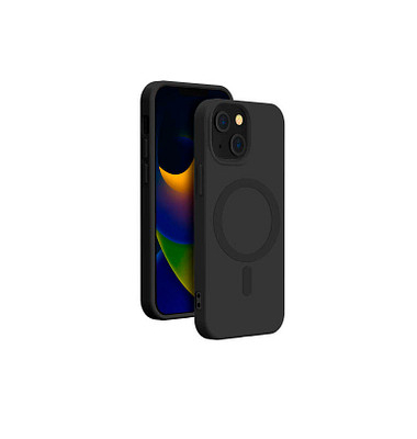 bigben Soft Case mit MagSafe Handy-Cover für Apple iPhone 15 Plus schwarz