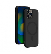 bigben Soft Case mit MagSafe Handy-Cover für Apple iPhone 15 Pro schwarz