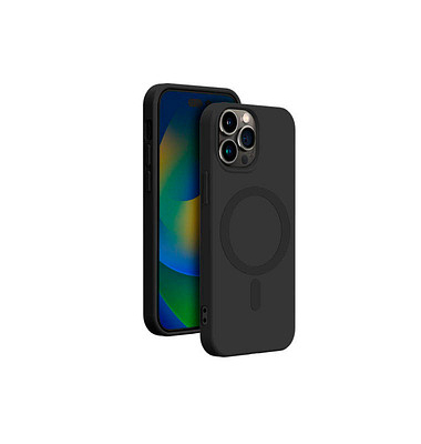 bigben Soft Case mit MagSafe Handy-Cover für Apple iPhone 15 Pro schwarz