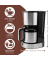 CLATRONIC KA 3805 Kaffeemaschine silber, 8-10 Tassen