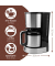 Kaffeemaschine KA 3805 264004, silber/schwarz, 800 Watt, 8-10 Tassen