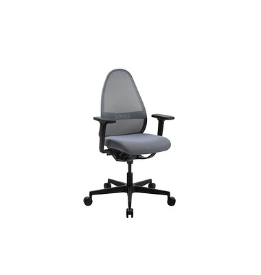 Topstar Bürostuhl Soft Sitness Art, SA50O2MX22 Stoff grau, Gestell schwarz