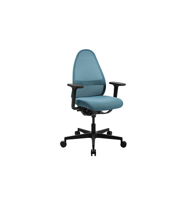 Topstar Bürostuhl Soft Sitness Art, SA50O2MX66 Stoff blau, Gestell schwarz