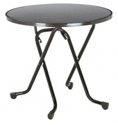 BEST Gartentisch Primo anthrazit rund 80,0 x 80,0 x 70,0 cm