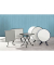 BEST Gartentisch Primo anthrazit rund 80,0 x 80,0 x 70,0 cm