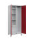 CP Putzmittelschrank Classic Plus 080110-02-S10015 lichtgrau, rubinrot 80,0 x 50,0 x 195,0 cm, aufgebaut