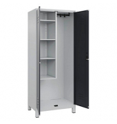 CP Putzmittelschrank Classic Plus 080110-02-S10022 anthrazitgrau, lichtgrau 80,0 x 50,0 x 195,0 cm, aufgebaut