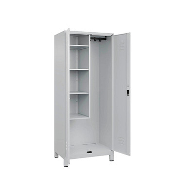 CP Putzmittelschrank Classic Plus 080110-02-S10023 lichtgrau 80,0 x 50,0 x 195,0 cm, aufgebaut
