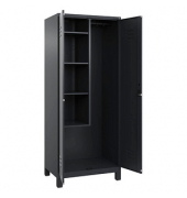 CP Putzmittelschrank Classic Plus 080110-02-S10033 anthrazitgrau 80,0 x 50,0 x 195,0 cm, aufgebaut