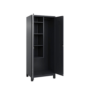 CP Putzmittelschrank Classic Plus 080110-02-S10033 anthrazitgrau 80,0 x 50,0 x 195,0 cm, aufgebaut