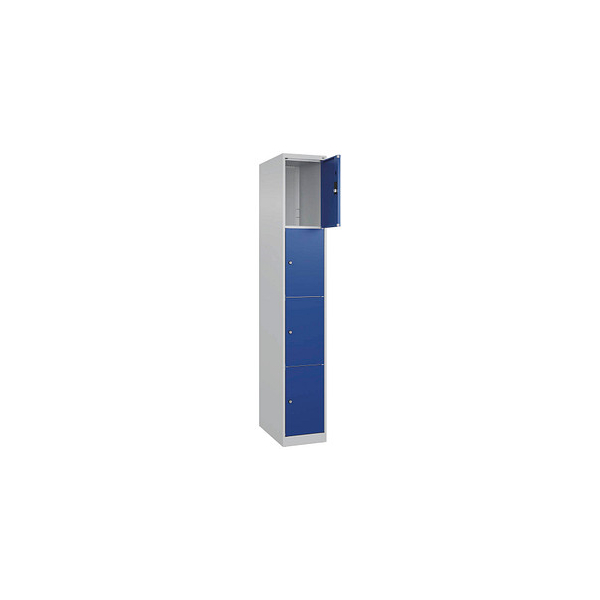 4067521349298 - Schließfachschrank Classic Plus lichtgrau enzianblau 080000-104-S10003 4 Schließfächer 300 x 500 x 1850 cm 4067521349298 CP 4067521349298 - Schließfachschrank Classic Plus lichtgrau enzianblau 080000-104-S10003 4 Schließfächer 300 x 500 x 1850 cm 4067521349298 CP
