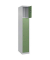CP Schließfachschrank Classic Plus lichtgrau, resedagrün 080000-104-S10006, 4 Schließfächer 30,0 x 50,0 x 185,0 cm