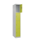CP Schließfachschrank Classic Plus clowngrün, lichtgrau 080000-104-S10009, 4 Schließfächer 30,0 x 50,0 x 185,0 cm