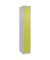 CP Schließfachschrank Classic Plus clowngrün, lichtgrau 080000-104-S10009, 4 Schließfächer 30,0 x 50,0 x 185,0 cm