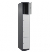 CP Schließfachschrank Classic Plus anthrazitgrau, lichtgrau 080000-104-S10011, 4 Schließfächer 30,0 x 50,0 x 185,0 cm