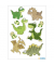 Sticker MAGIC Dinokinder Wackelaugen