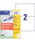 Etiketten ultragrip SPARPACK 50 + 15 Blatt 6604, weiß 210x148mm, rechteckig, 