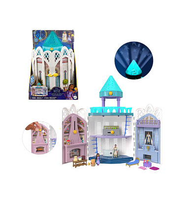 Mattel GAMES Wish HPX38 Disney Rosas Schloss Spielset