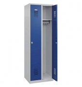 CP Spind Classic Plus enzianblau, lichtgrau 088055-20-S10000, 2 Schließfächer 60,0 x 50,0 x 185,0 cm