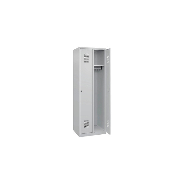 4066681374782 - Spind Classic Plus lichtgrau 088055-20-S10005 2 Schließfächer 600 x 500 x 1850 cm 4066681374782 CP 2 Stück 4066681374782 - Spind Classic Plus lichtgrau 088055-20-S10005 2 Schließfächer 600 x 500 x 1850 cm 4066681374782 CP 2 Stück