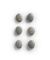 6 Zeller Stone Magnete grau 2,1 x 1,8 x 1,0 cm