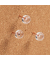 25 Zeller Pinnnadeln Ball transparent Pinnnadeln Pinnnadeln