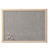 Pinnwand 11270, 40x30cm, Leinen, Holz