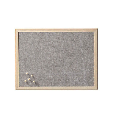 Pinnwand 11270, 40x30cm, Leinen, Holzrahmen