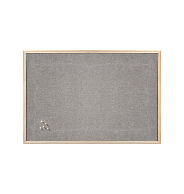 Pinnwand 11272, 80x60cm, Leinen, Holzrahmen