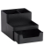 Zeller Schreibtisch-Organizer Utensilien schwarz Kunststoff 4 Fächer 15,3 x 11,2 x 9,3 cm