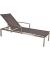 Garden Pleasure Sonnenliege Sienna grau Stahl