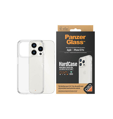 PanzerGlass™ HardCase D30 Handy-Cover für Apple iPhone 15 Pro transparent