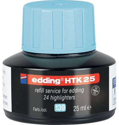 Textmarker-Nachfülltinte HTK25, 4-HTK25139, pastellblau