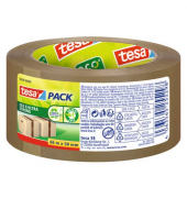 Packband tesapack Eco & Ultra Strong 58299-00000-00, 50mm x 66m, 56my, braun