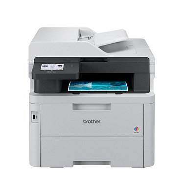brother MFC-L3760CDW 4 in 1 Farblaser-Multifunktionsdrucker grau