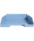 Briefablage Bee Blue DIN A4+, hellblau vertikal stapelbar, inkl. Etiketten-