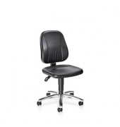 Arbeitsdrehstuhl Basic, schwarz / silber, bis 120kg