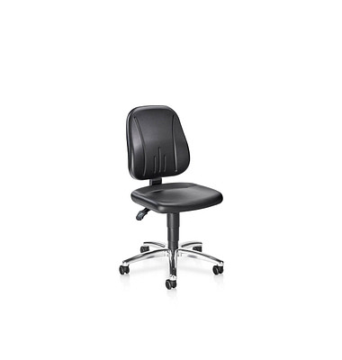Arbeitsdrehstuhl Basic, schwarz / silber, bis 120kg