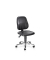 Arbeitsdrehstuhl Basic, schwarz / silber, bis 120kg