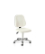 Arbeitsdrehstuhl Basic, weiß / silber, bis 120kg